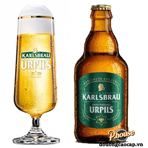 Bia Karlsbrau Urpils 4.8% - Chai 330ml – Bia Đức Nhập Khẩu TPHCM