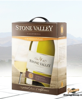Rượu Vang Stone Valley Chardonnay - Bịch 3l - Qùa Tặng Tết TPHCM