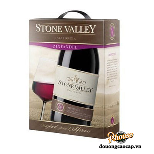 Rượu Vang Stone Valley Zinfandel - Bịch 3l - Qùa Tặng Tết TPHCM