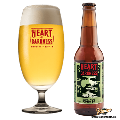 Bia Heart Of Darkness Marlow's Mellow Pomelo IPA 5.8% - Chai 330ml - Bia Thủ Công TPHCM