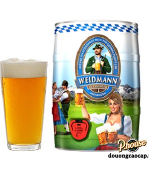 Bia Weidmann Weissbier Hefeweizen Hefetrun 5.3% - Bom Bia Đức Nhập Khẩu TPHCM