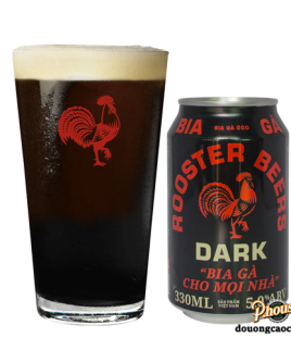 Bia Rooster Dark 5% - Lon 330ml - Bia Thủ Công TPHCM