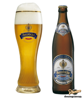 Bia Arcobrau Weissbier Hell 5.3% – Chai 500ml – Bia Đức Nhập Khẩu TPHCM