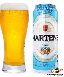 Bia Martens Blanc 4.8% - Lon 500ml - Bia Bỉ Nhập Khẩu TPHCM
