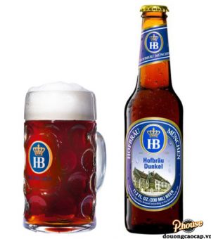 Bia Hofbräu Dunkel 5.5% – Chai 330ml - Bia Đức Nhập Khẩu TPHCM