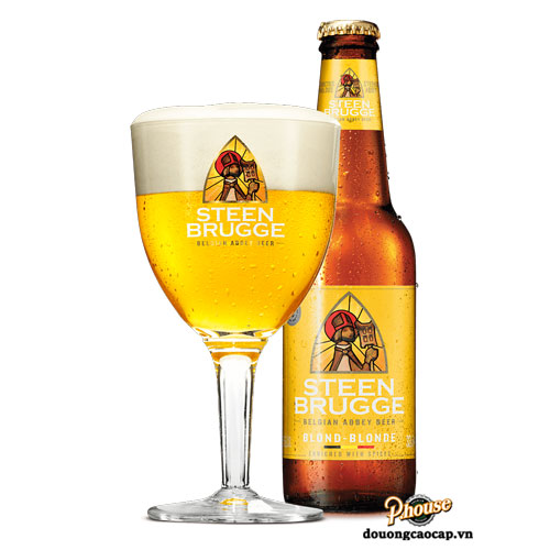 Bia Steenbrugge Blond 6.5% – Chai 330ml – Bia Bỉ Nhập Khẩu TPHCM