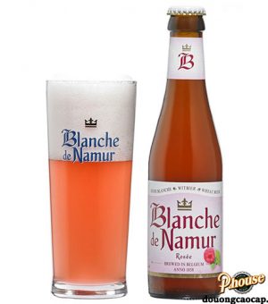 Bia Blanche de Namur Rosee 3.4% - Chai 330ml - Bia Bỉ Nhập Khẩu TPHCM