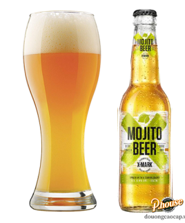 Bia X – Mark Mojito Beer 5.9% – Chai 330ml - Bia Trái Cây Pháp Nhập Khẩu TPHCM