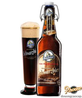 Bia Monchshof Schwarzbier 4.9% - Chai 500ml - Bia Đức Nhập Khẩu TPHCM