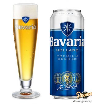 Bia Bavaria Premium Pilsner 5% - Lon 500ml - Bia Hà Lan Nhập Khẩu TPHCM