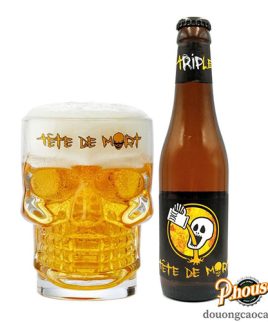 Bia Tete de Mort Triple 8.1% - Chai 330ml - Bia Bỉ Nhập Khẩu TPHCM