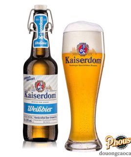 Bia Kaiserdom Weissbier 4.9% - Chai 500ml - Bia Đức Nhập Khẩu TPHCM