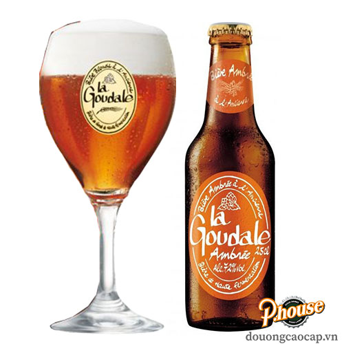 Bia La Goudale Ambree 7.2% - Chai 250ml - Bia Pháp Nhập Khẩu TPHCM