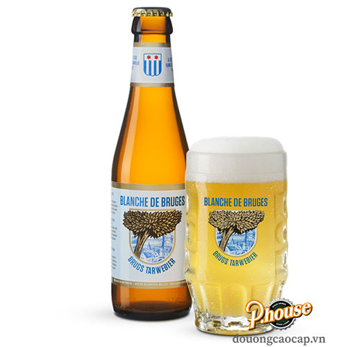 Bia Blanche De Bruges Brugs Tarwebier 5% - Bia Bỉ Nhập Khẩu TPHCM