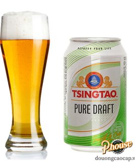 Bia Tsingtao Pure Draft 4.3% - Bia Trung Quốc Nhập Khẩu TPHCM