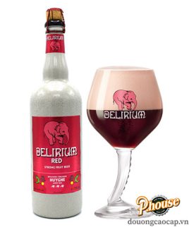 Bia Con Voi Delirium Red 8% - Chai 750ml - Bia Bỉ Nhập Khẩu TPHCM