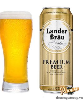 Bia Lander Brau Premium 4.9% - Bia Hà Lan Nhập Khẩu TPHCM