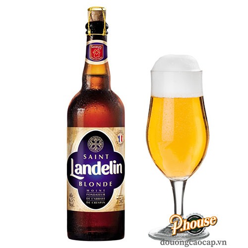 Bia Saint Landelin Blonde 6.5% - Chai 750ml - Bia Pháp Nhập Khẩu TPHCM