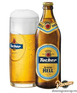 Bia Tucher Urbrau Hell 4.9% - Chai 500ml - Bia Đức Nhập Khẩu TPHCM