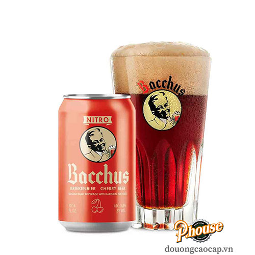 Bia Bacchus Cherry Beer 5.8% - Lon 300ml - Bia Bỉ Nhập Khẩu TPHCM
