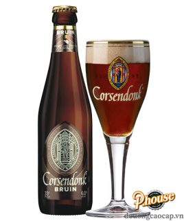 Bia Corsendonk Bruin 6.3% - Chai 330ml - Bia Bỉ Nhập Khẩu TPHCM