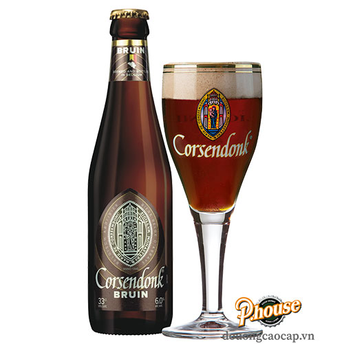 Bia Corsendonk Bruin 6.3% - Chai 330ml - Bia Bỉ Nhập Khẩu TPHCM