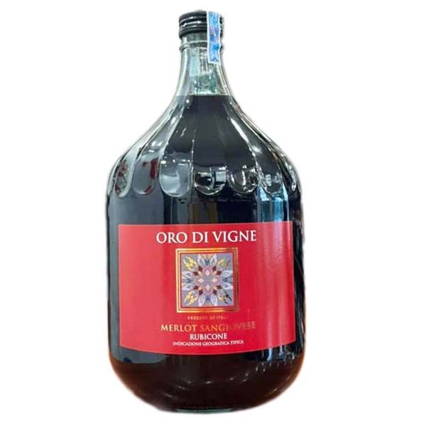 Rượu Vang Ý Oro Di Vigne Merlot Sangiovese Rubicone IGT 12% - Rượu Vang Ý Nhập Khẩu TPHCM