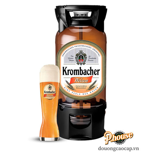 Bia Krombacher Weizen KEG 5.3% - Bia Đức Nhập Khẩu TPHCM