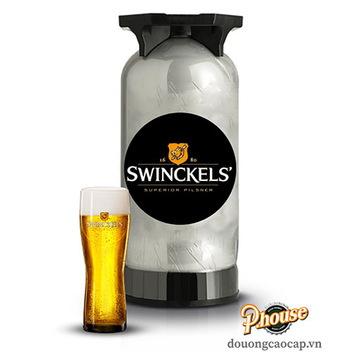 Bia Swinckels Pilsner KEG 5% - Bia Hà Lan Nhập Khẩu TPHCM