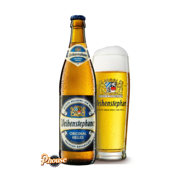 Bia Weihenstephaner Original Helles 5.1%  Chai 500ml  Thùng 20 Chai - PHouse – Đồ Uống Cao Cấp