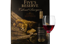 Rượu Vang Five's Reserve Cabernet Sauvignon 14% - Bịch 3L
