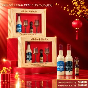 Hộp Quà Bia Cao Độ Schorsch 20% và 30% - Chai 330ml